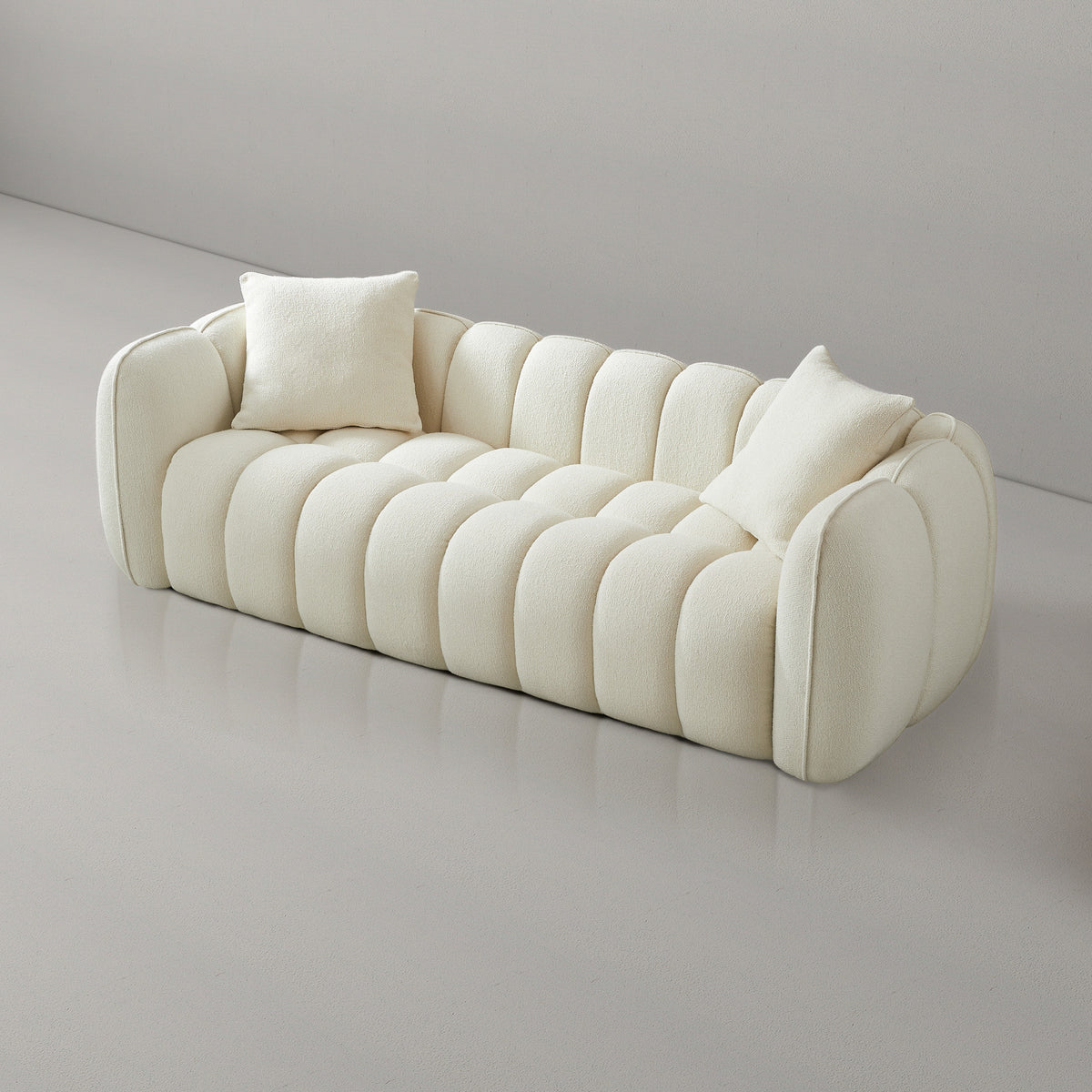 Maxim Cream Boucle Sofa
