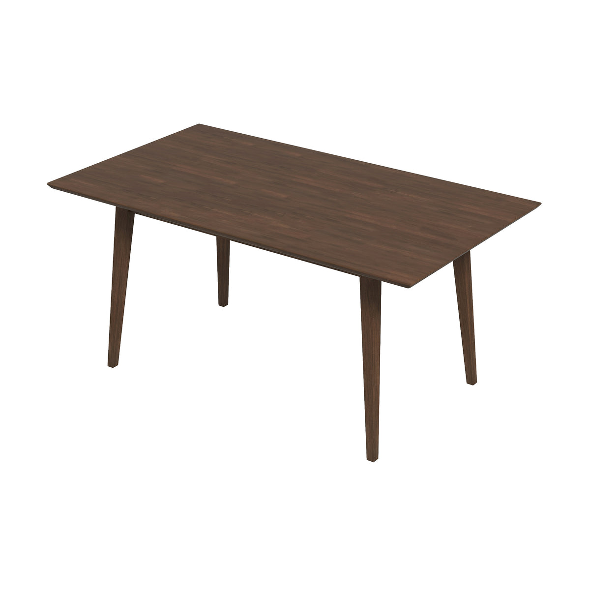 Adira Solid Wood Walnut Large Dining Table - MidinMod