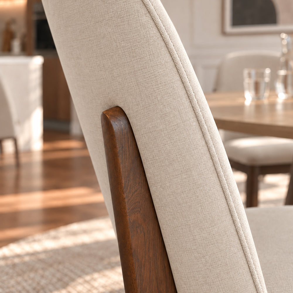 Belfast Danish-Inspired Mid-Century Design Velvet Dining Chair | MidinMod