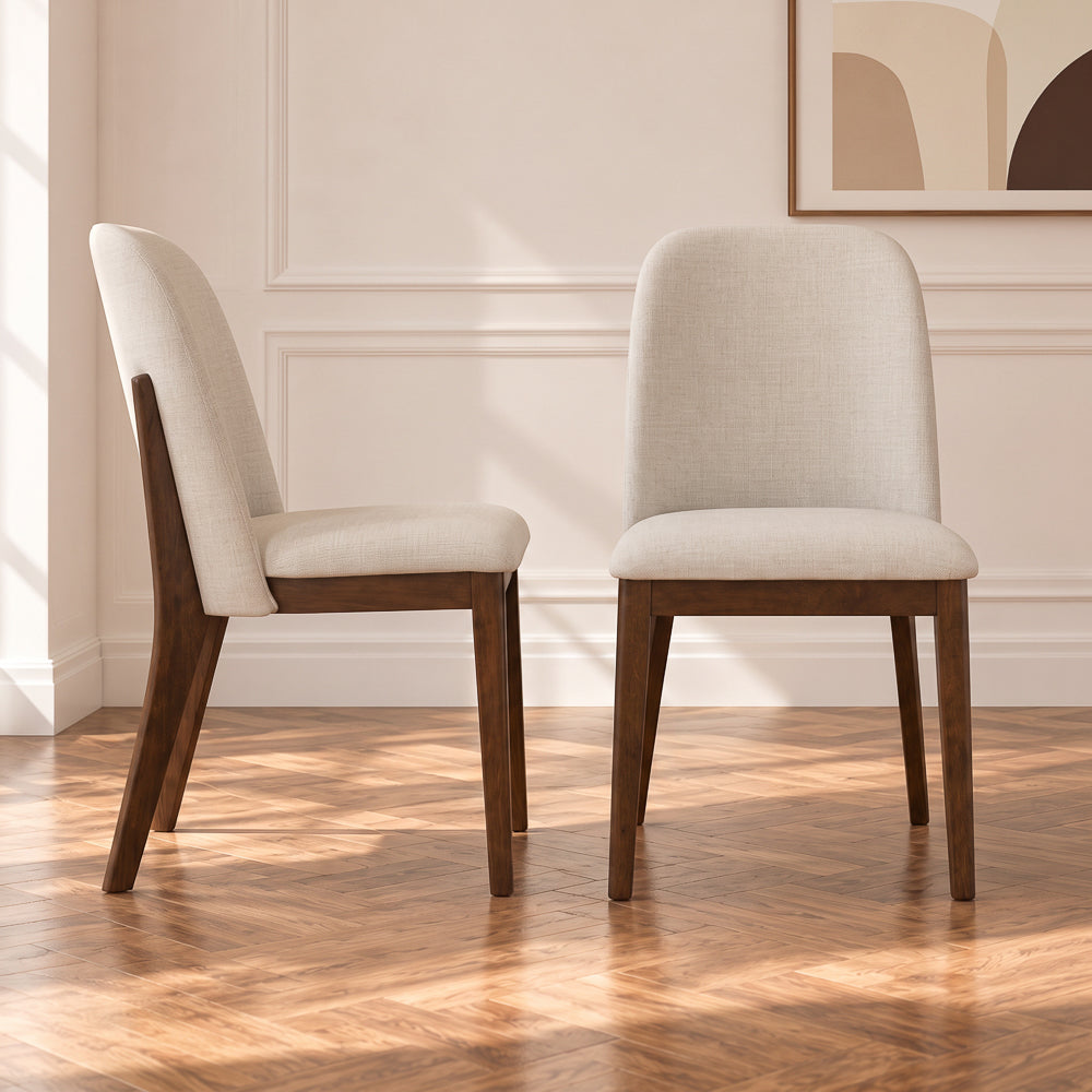 Belfast Danish-Inspired Mid-Century Design Velvet Dining Chair | MidinMod
