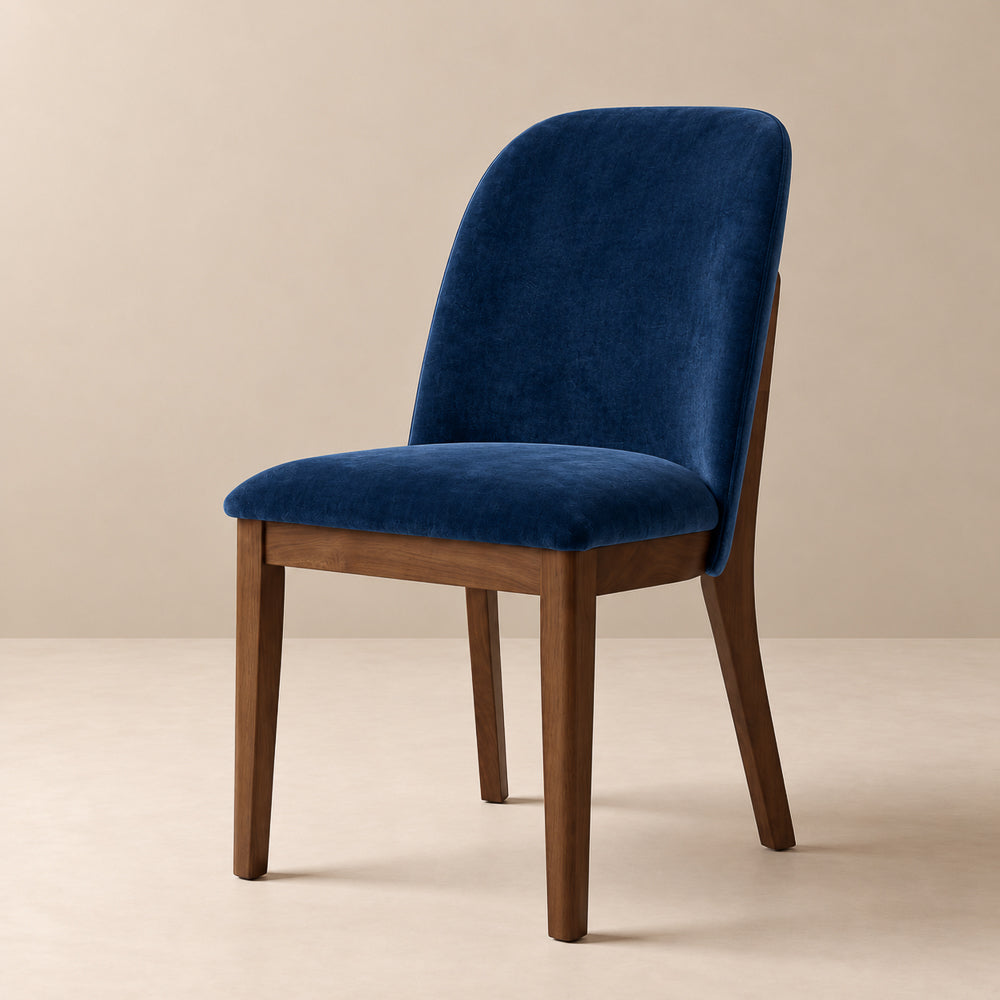 Belfast Danish-Inspired Mid-Century Design Velvet Dining Chair | MidinMod