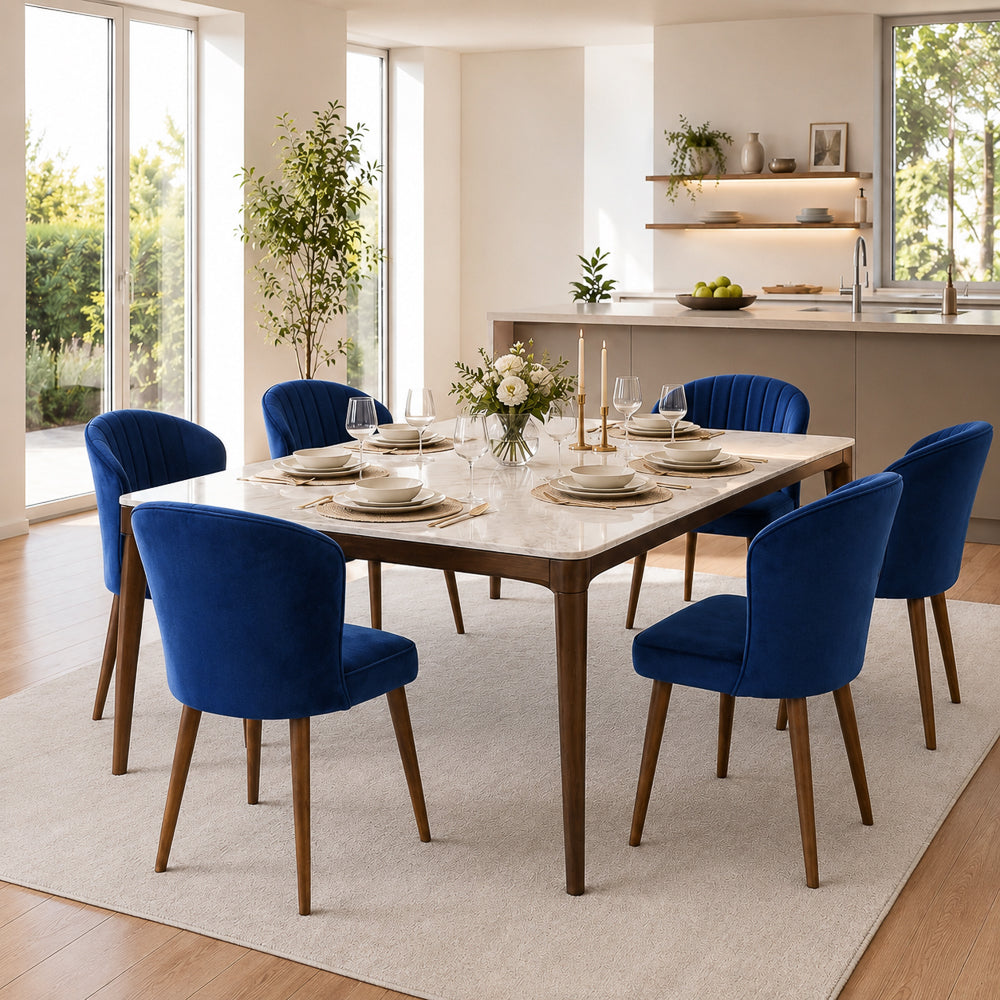 Calvin Modern Velvet Dining Chair | MidinMod