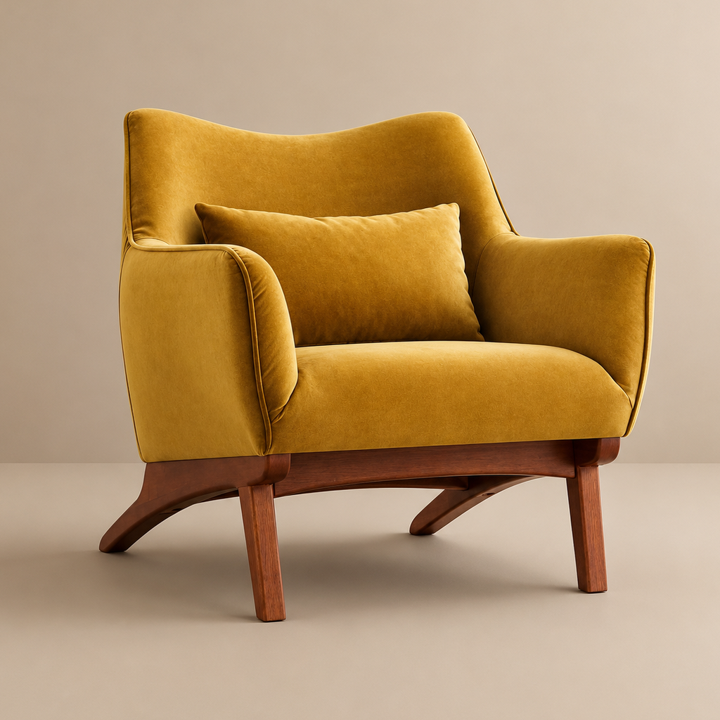 Casper Velvet Lounge Chair