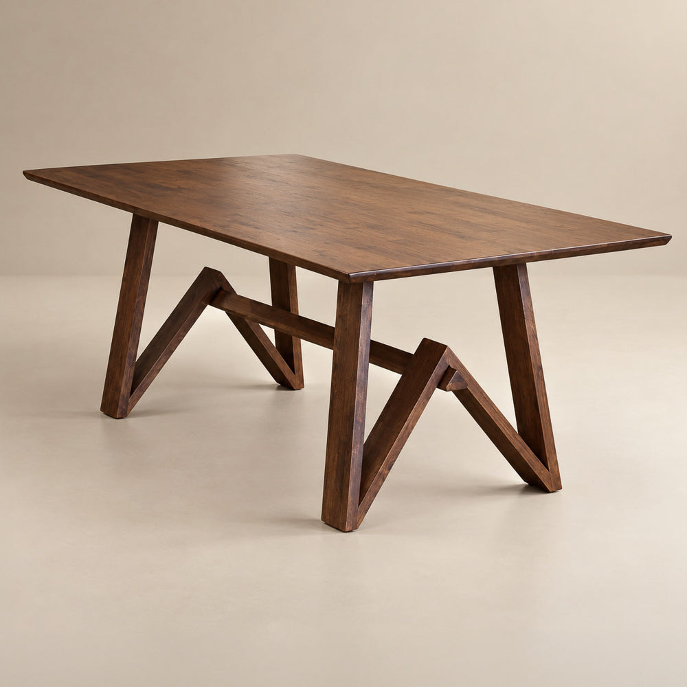 Denver Solid Wood Dining Table | Modern Large Dining Furniture | MidinMod