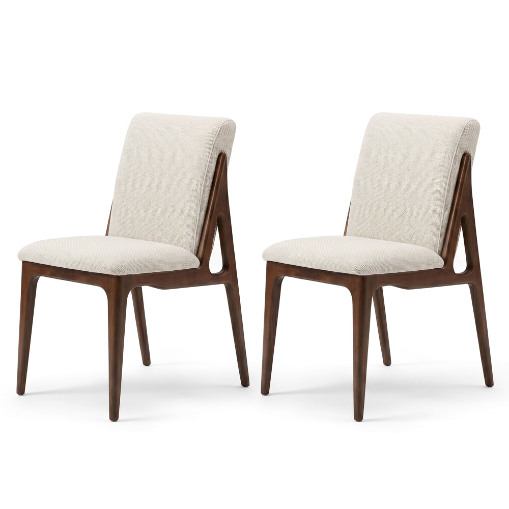 Griffin Cream Fabric Upholstered Dining Chair | MidinMod