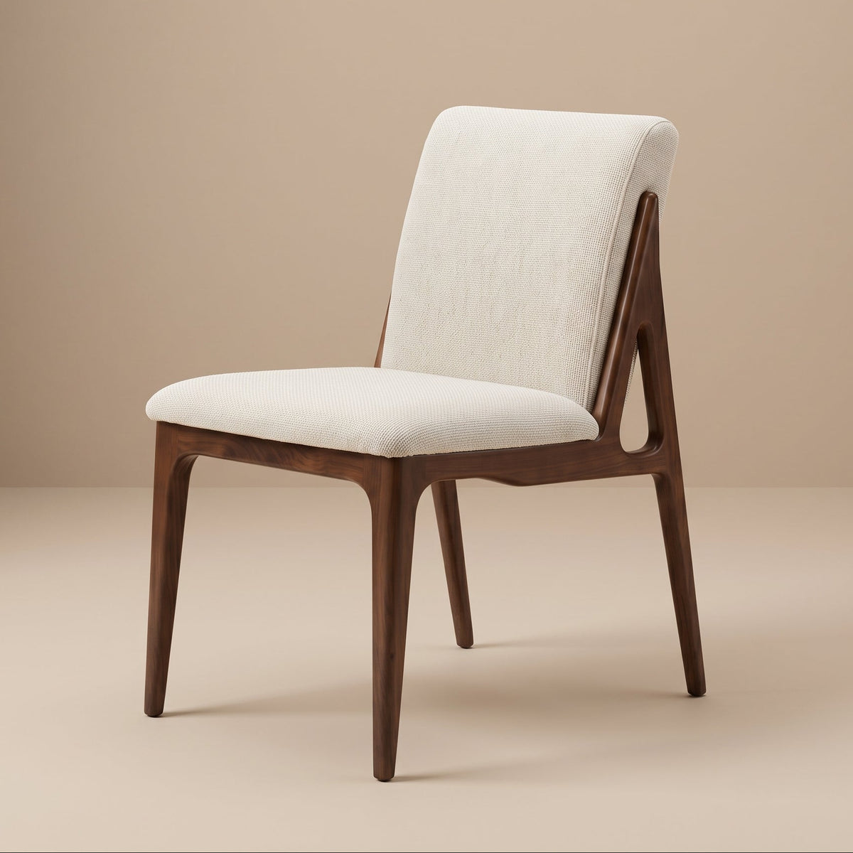 Griffin Cream Fabric Upholstered Dining Chair | MidinMod