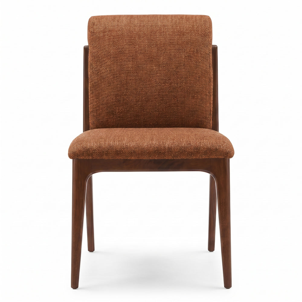 Griffin Orange Fabric Upholstered Dining Chair | MidinMod