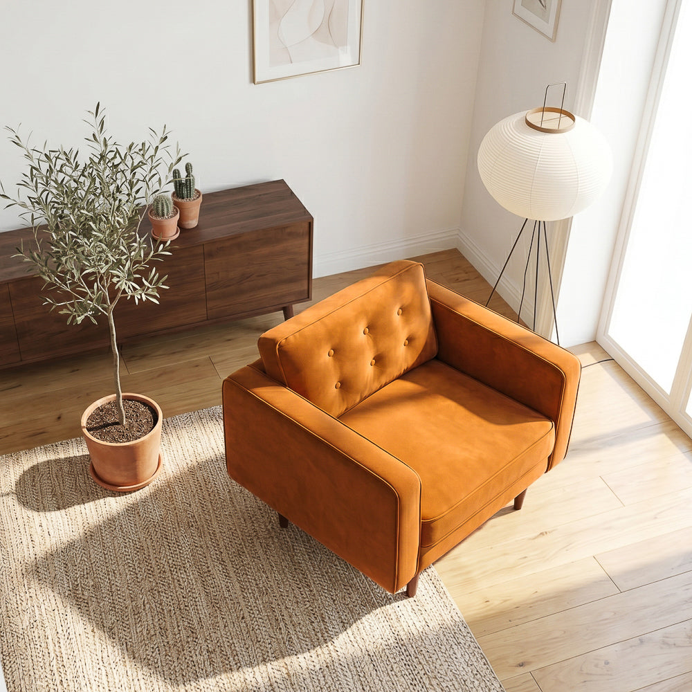Kirby Mid-Century Modern Living Room Lounge Chair | MidinMod