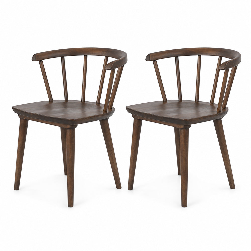 Mabel Mid-Century Modern Solid Wood Dining Chair | MidinMod