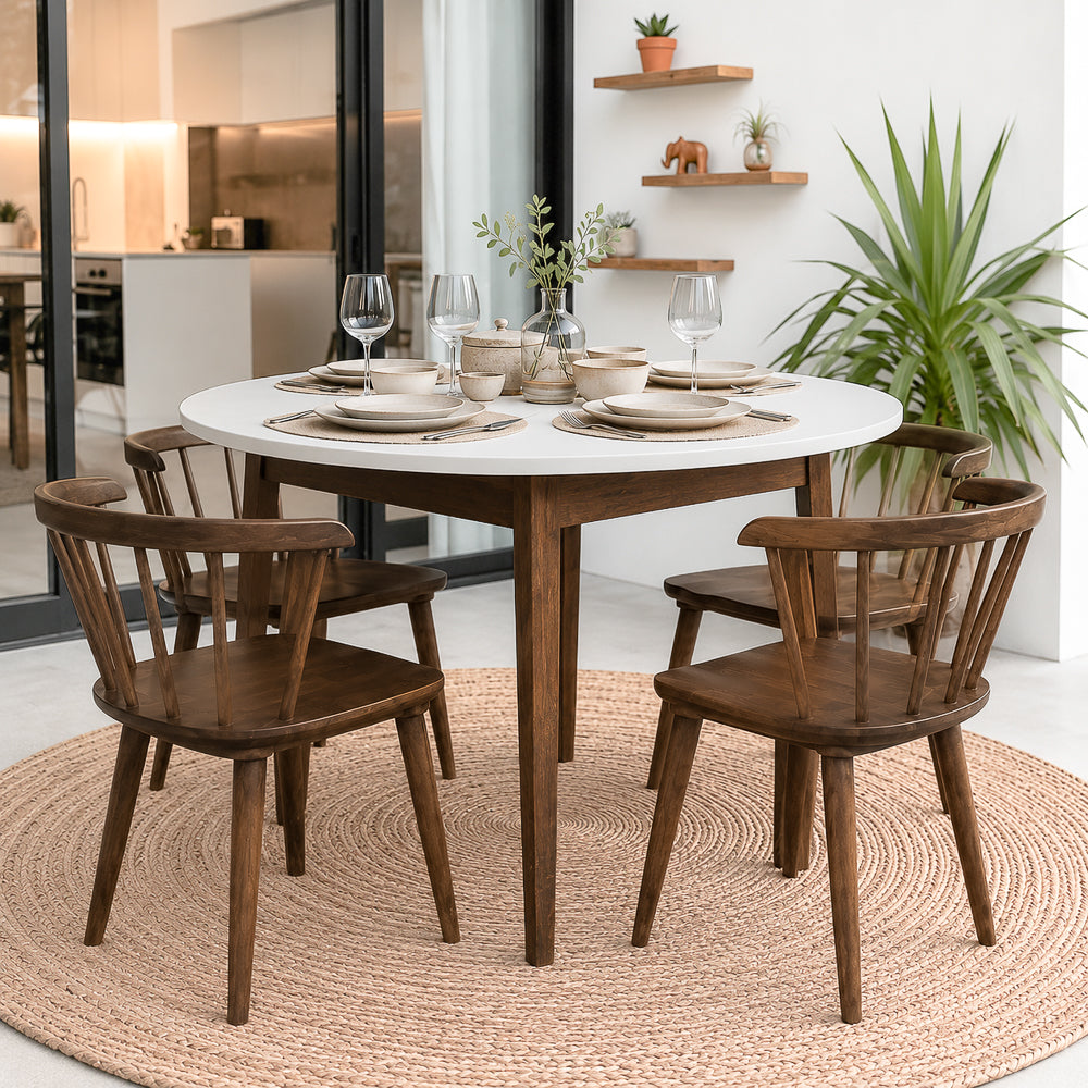 Mabel Mid-Century Modern Solid Wood Dining Chair | MidinMod