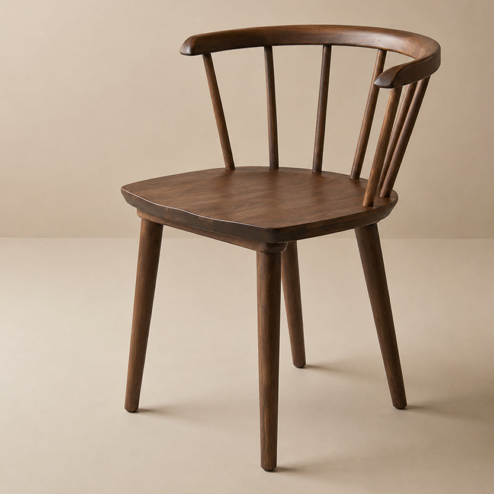 Mabel Mid-Century Modern Solid Wood Dining Chair | MidinMod
