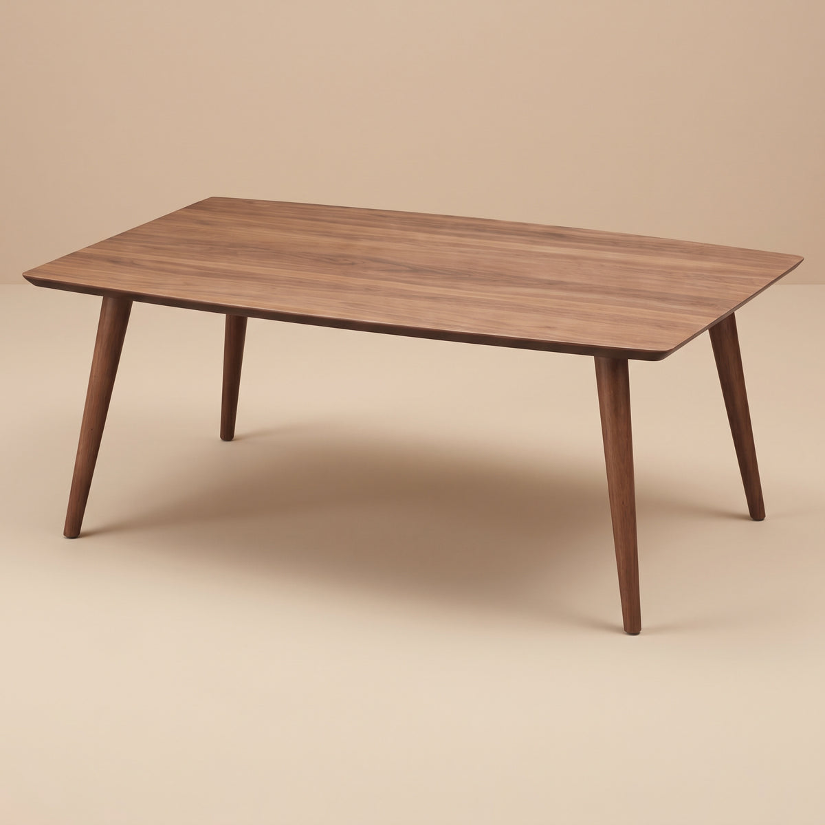 Ruya Modern Rectangular Walnut Center Table | Timeless Coffee Table | MidinMod
