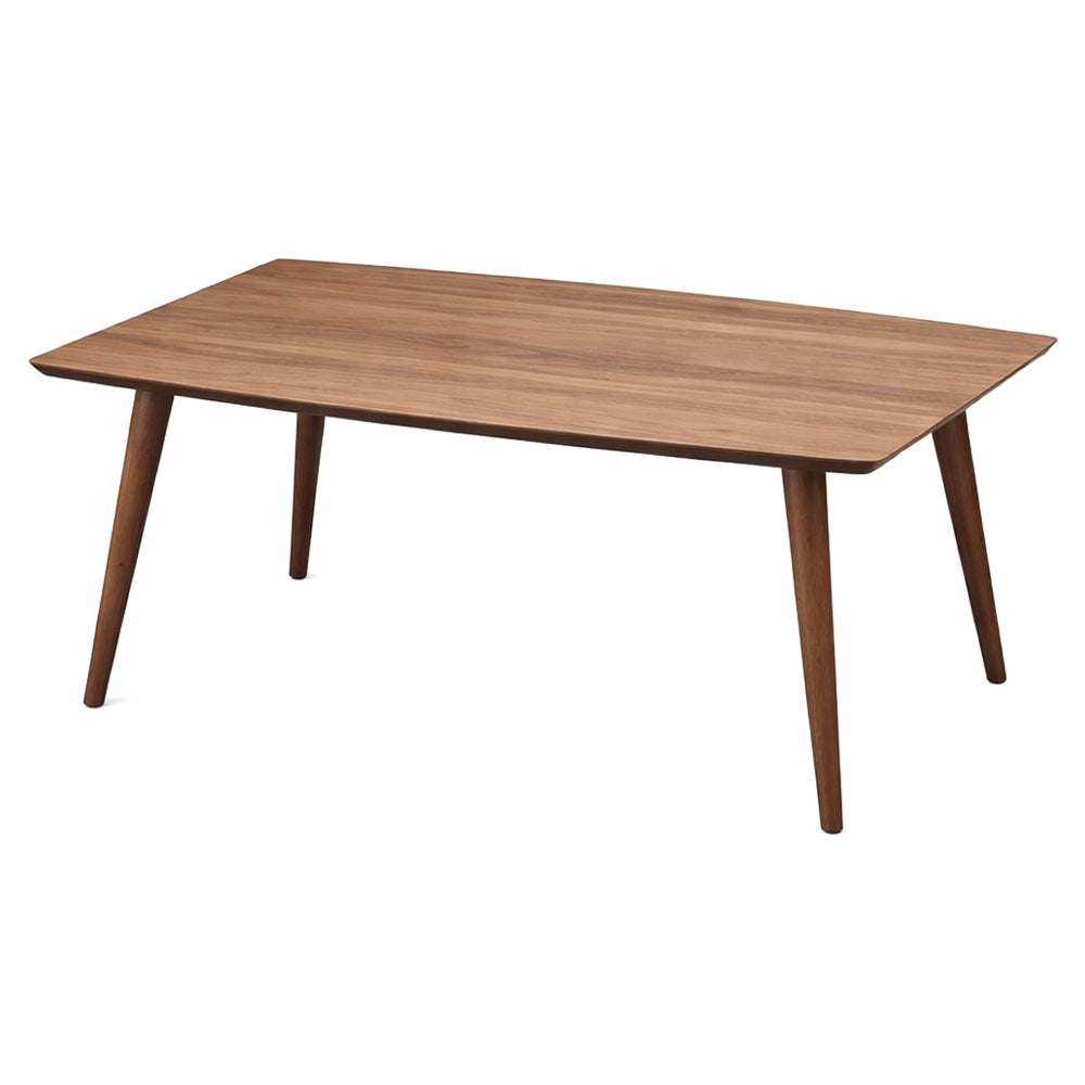 Ruya Modern Rectangular Walnut Center Table | Timeless Coffee Table | MidinMod