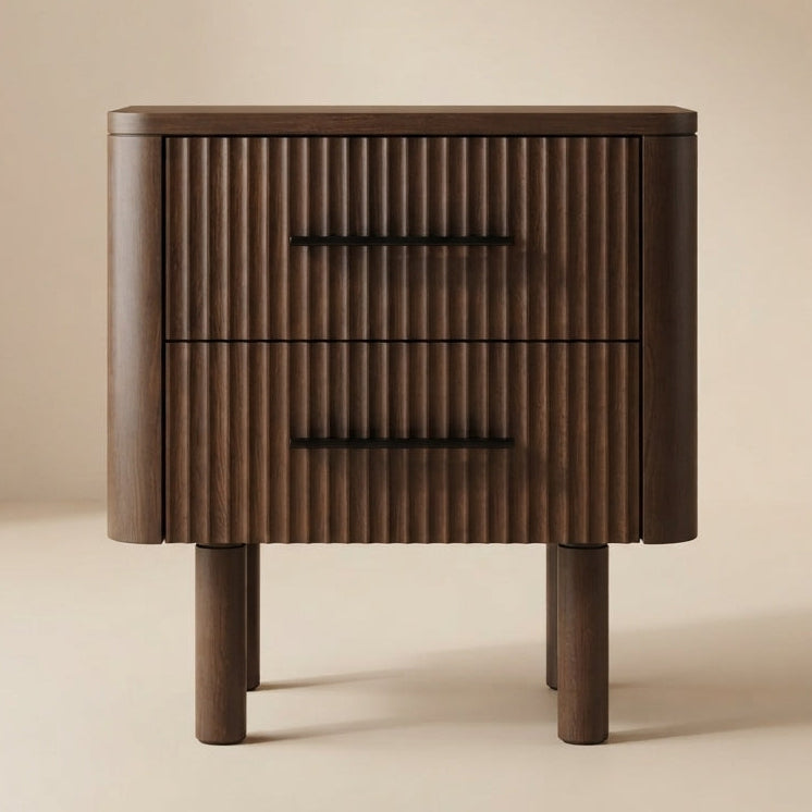Stanley Nightstand with 2 Drawers - MidinMod