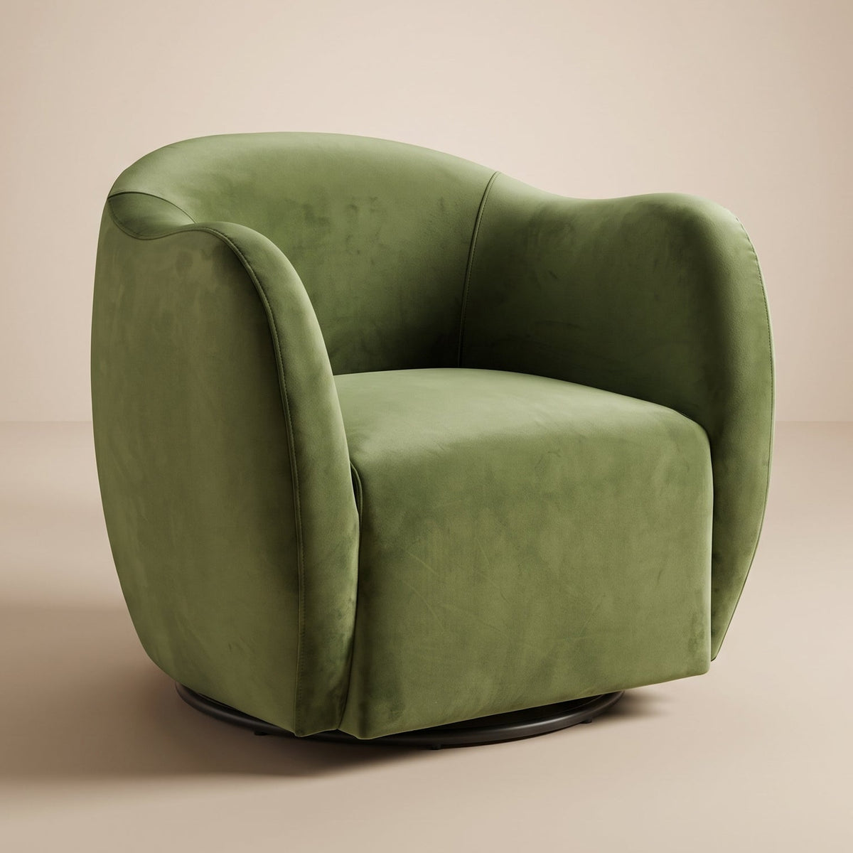 Vesper Stylish Barrel Swivel Chair for Contemporary Living Spaces | MidinMod