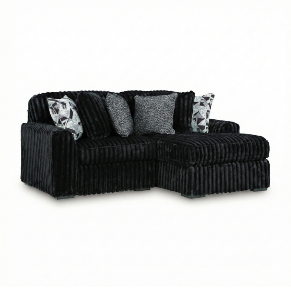 Midnight-Madness 2-Piece Sectional with Right Chaise