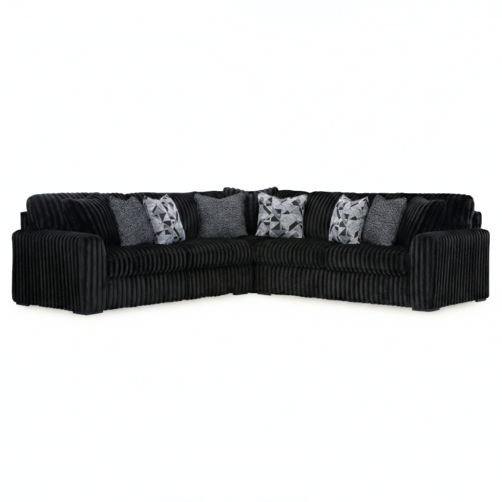 Midnight-Madness 3-Piece Sectional