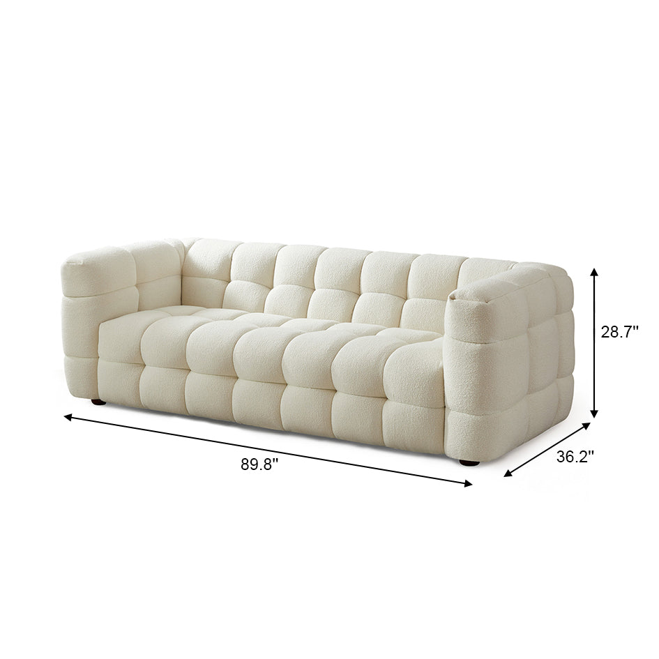 Mirage Cream Boucle Sofa