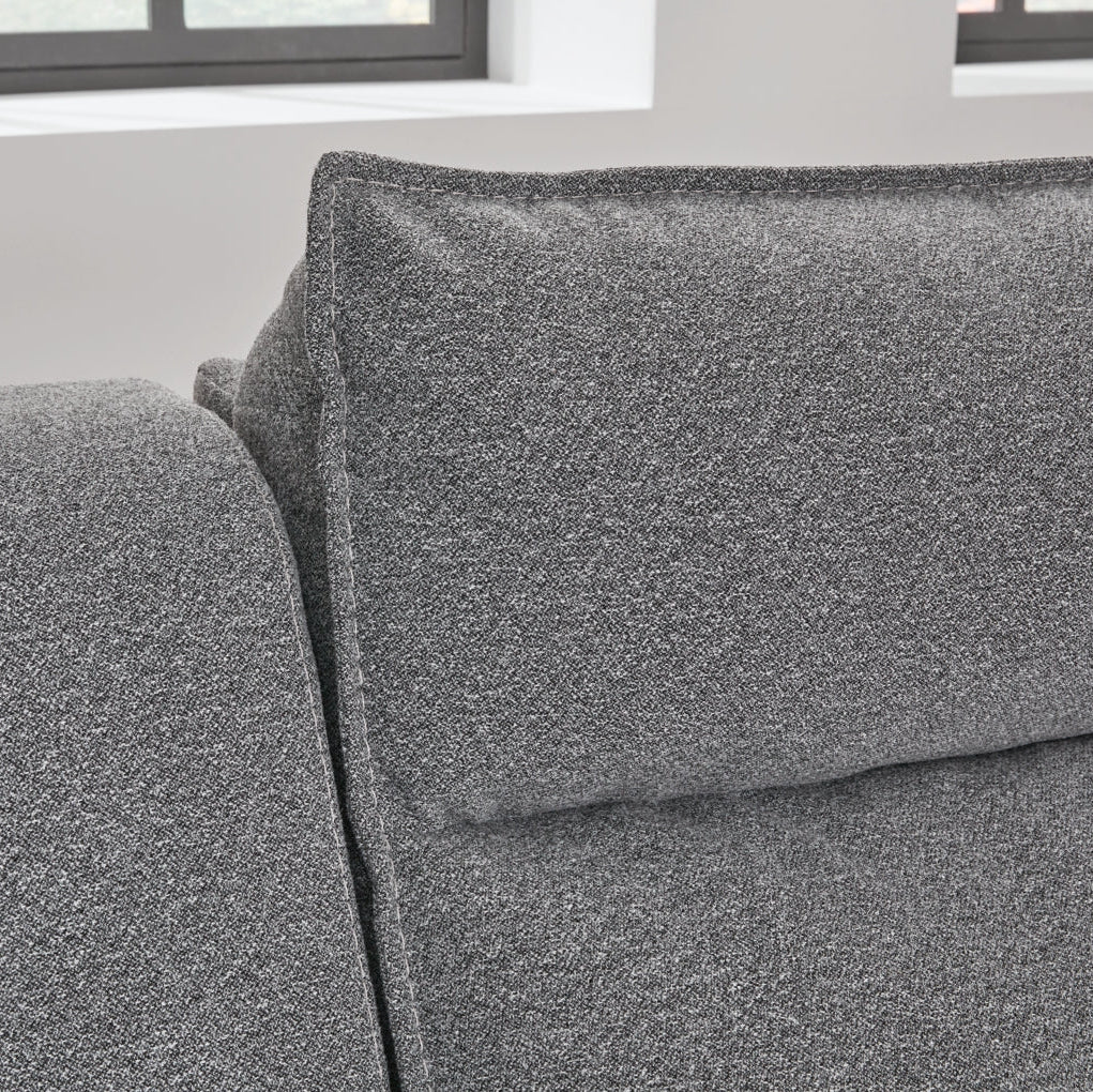 Modmax II 3-Piece Power Reclining Sectional | Modern Double Chaise with Wireless Audio Console | MidinMod