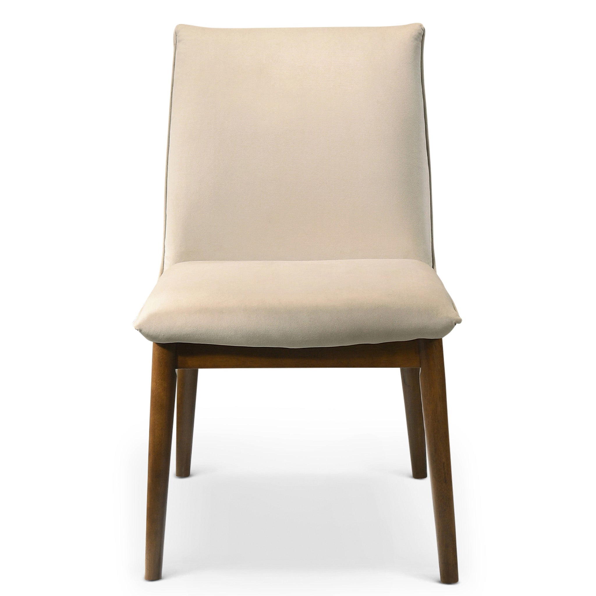 Moss Beige Velvet Dining Chair Set of 2 - MidinMod