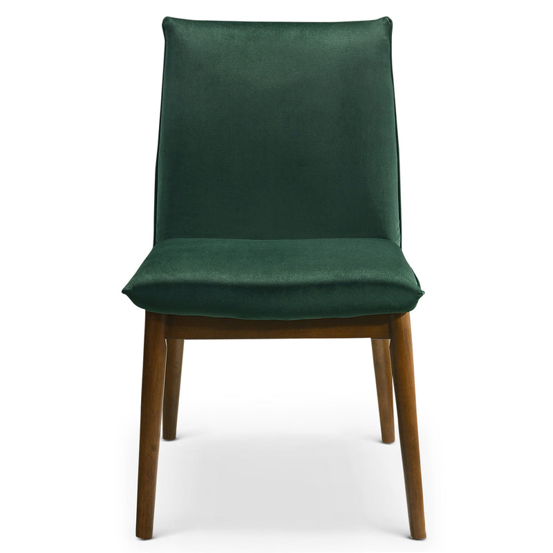 Moss Dark Green Velvet Dining Chair