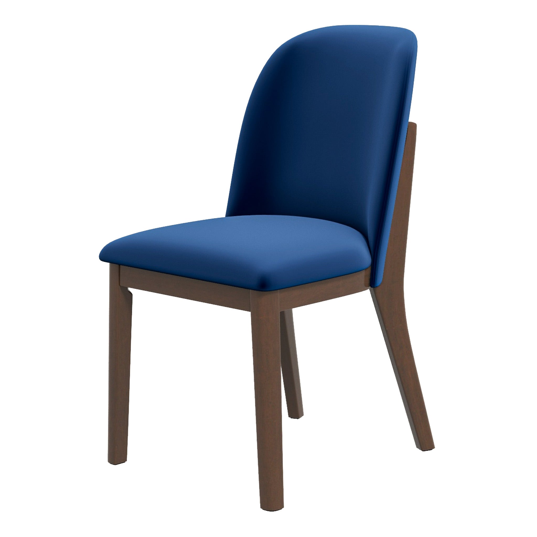 Belfast Navy Blue Velvet Dining Chair Set of 2 - MidinMod