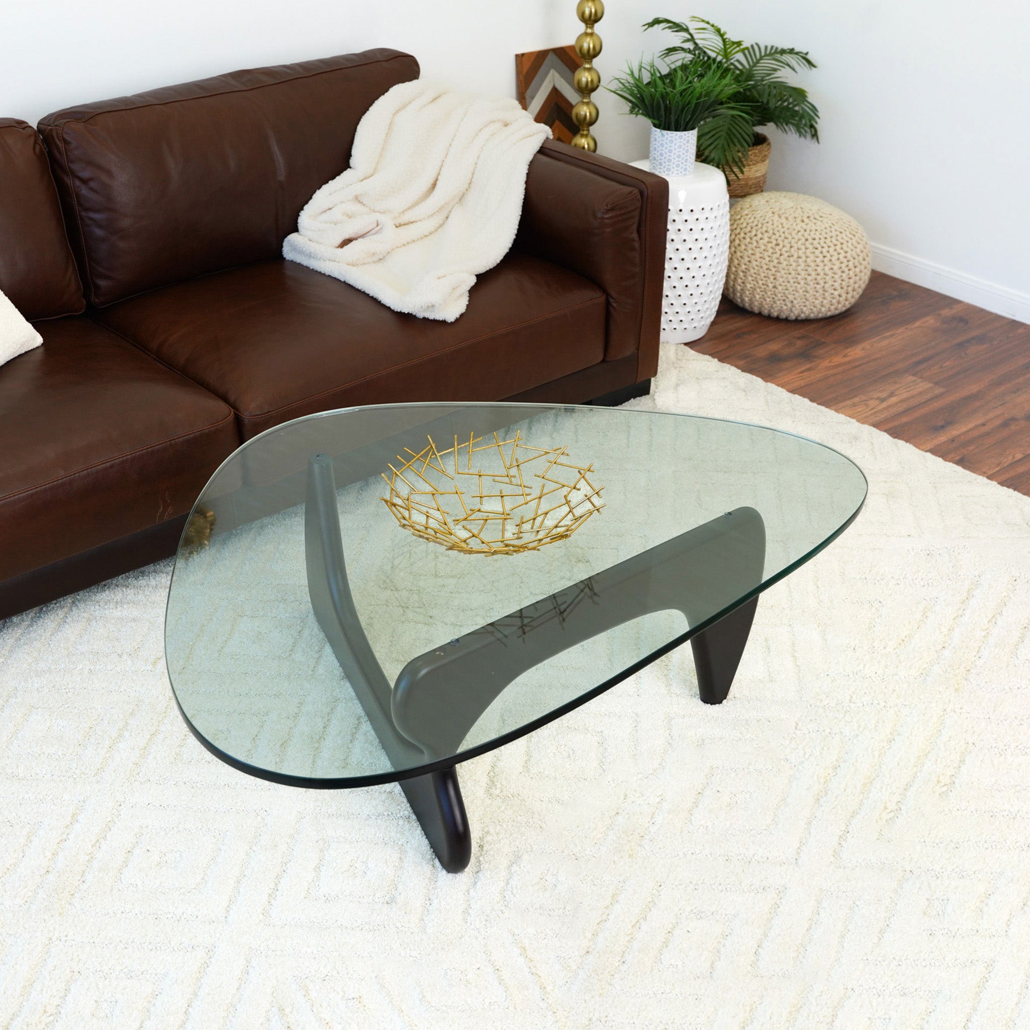 Nogu Glass Coffee Table - MidinMod