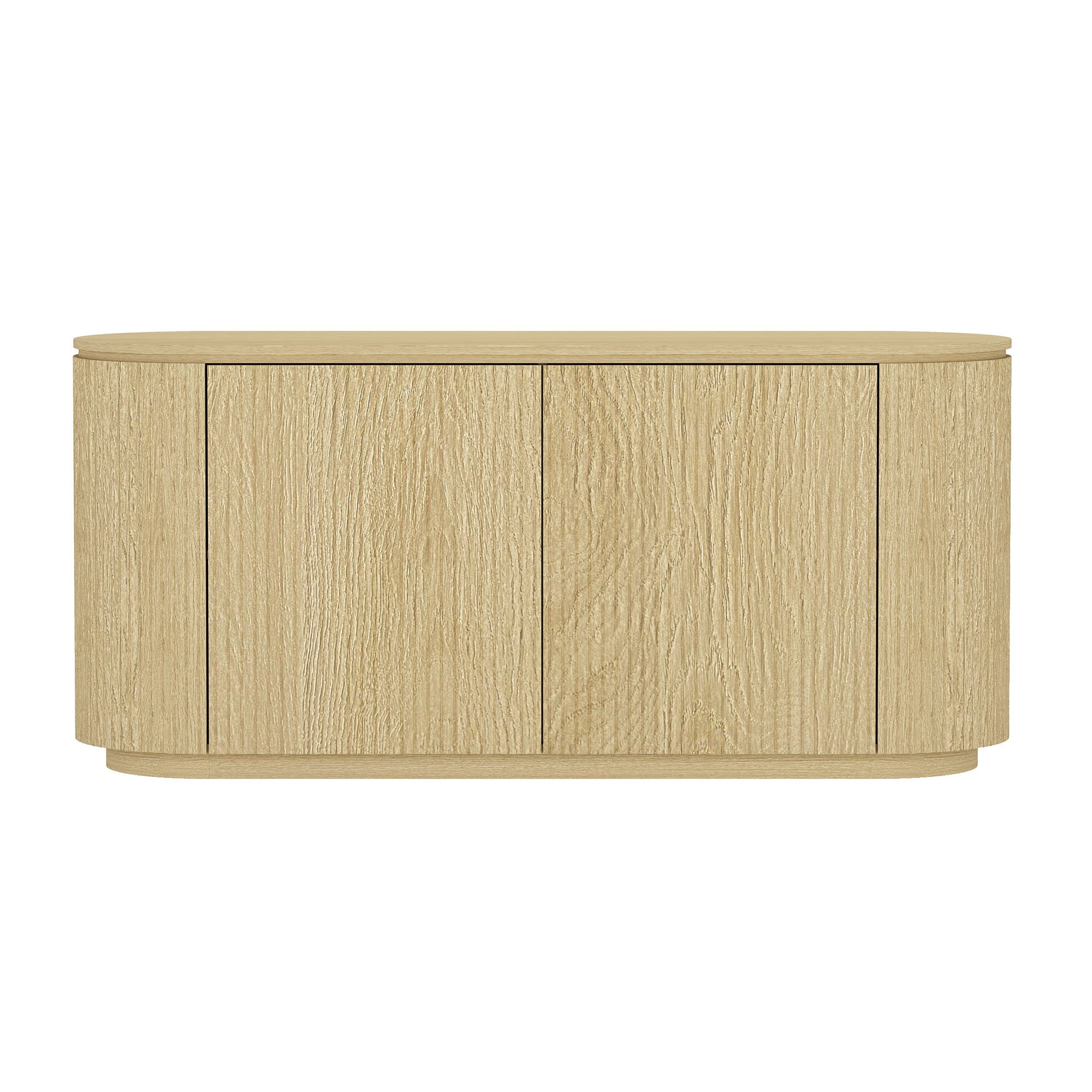 Olivia 60" Natural Oak Sideboard | Modern Wood Buffet & Storage Cabinet | MidinMod