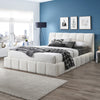 Pearce White Boucle King Bed