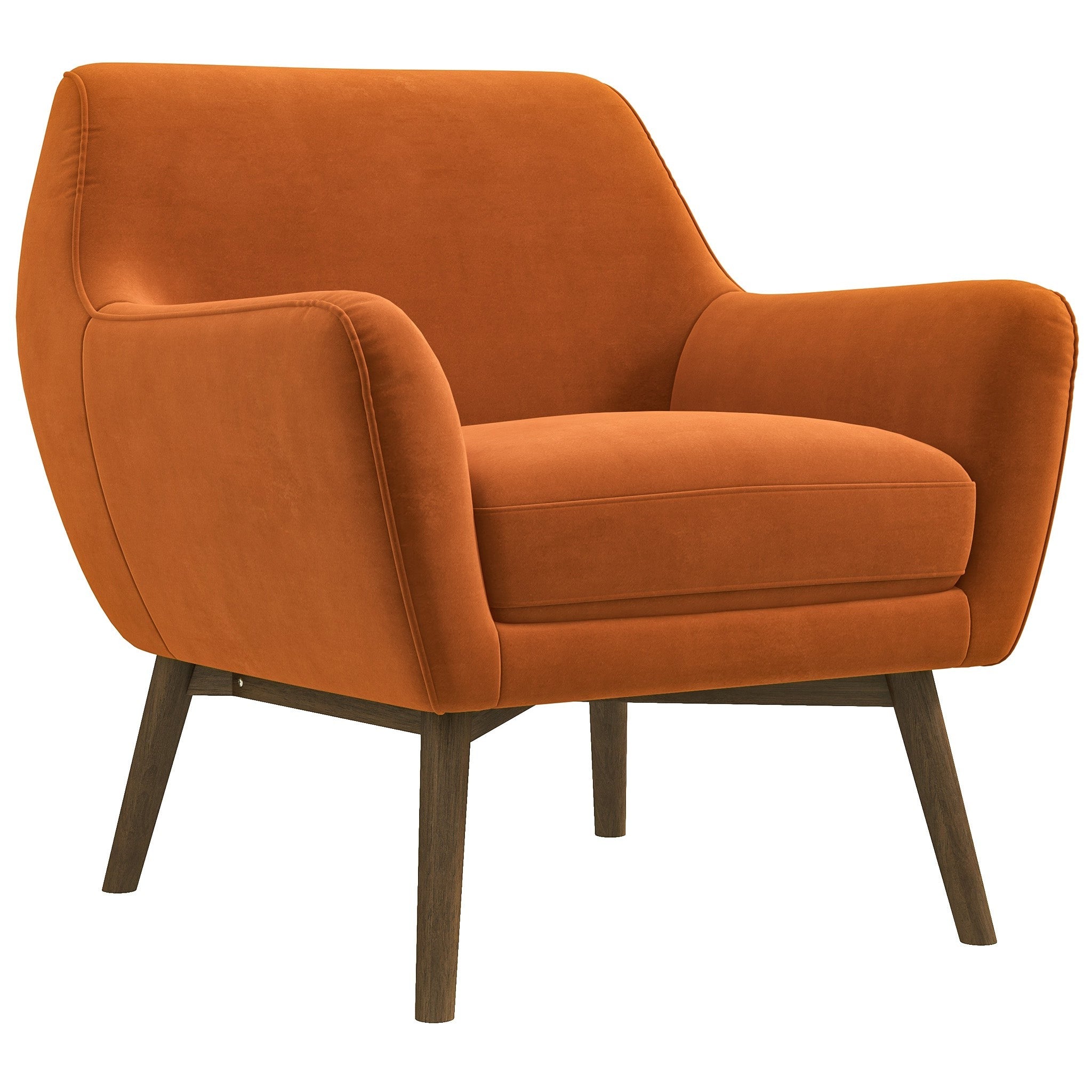 Orange arm online chair