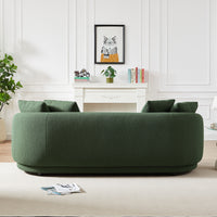 Perth Olive Green Boucle Sofa