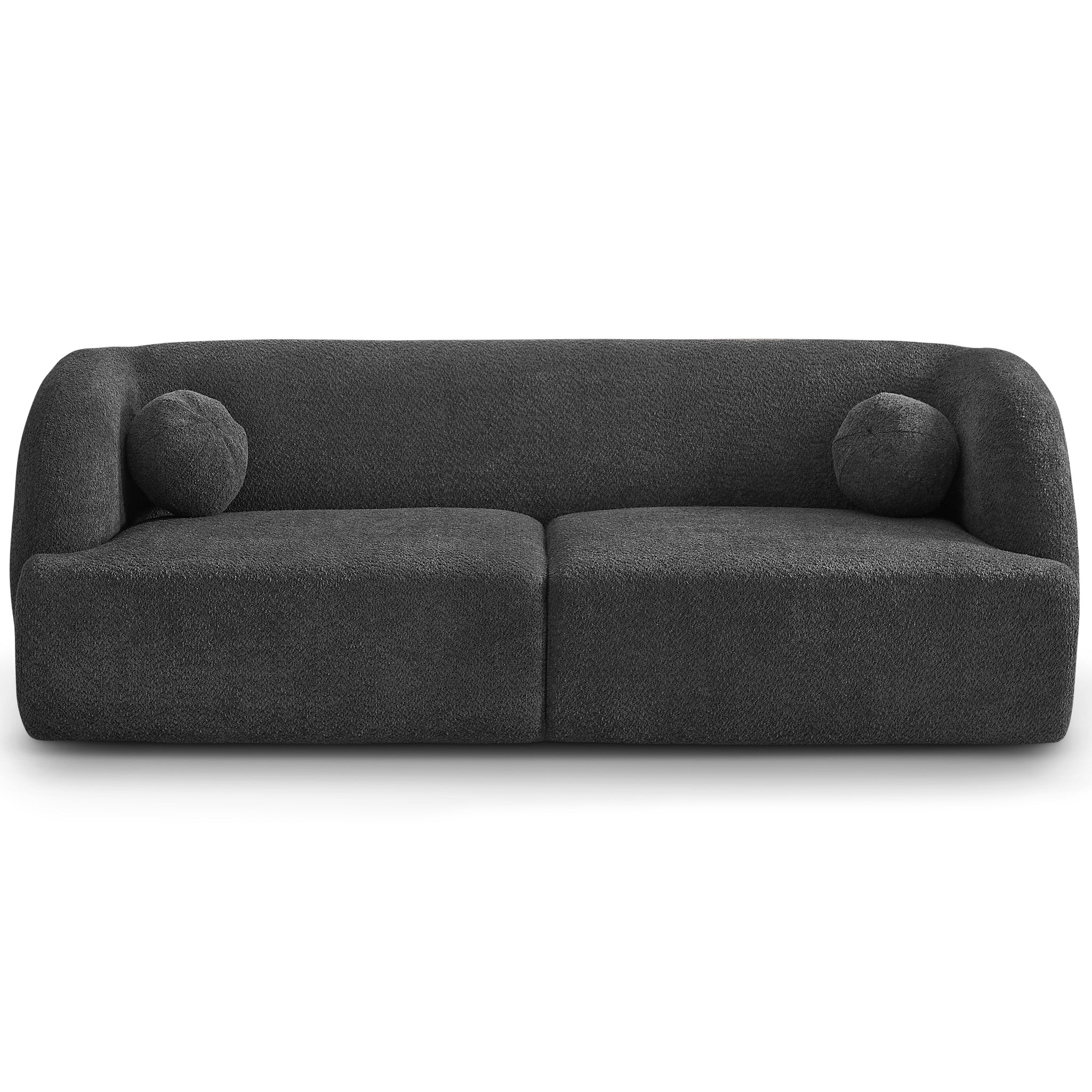 Quinn Grey Boucle Sofa - MidinMod