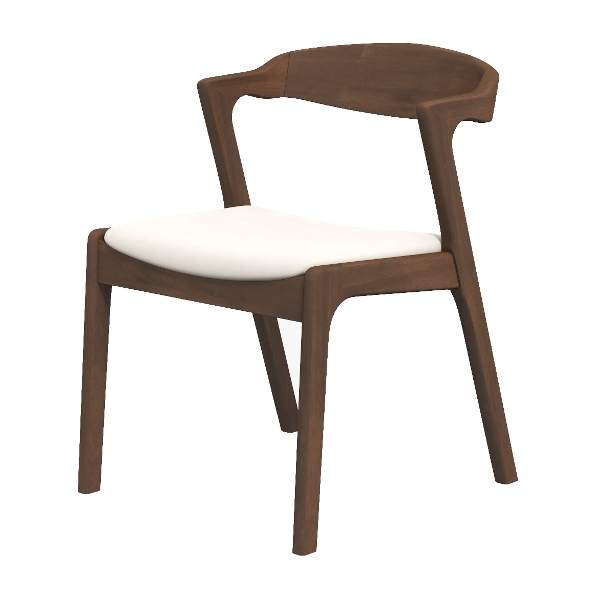 Reggie Cream Velvet Dining Chair Set of 2 - MidinMod