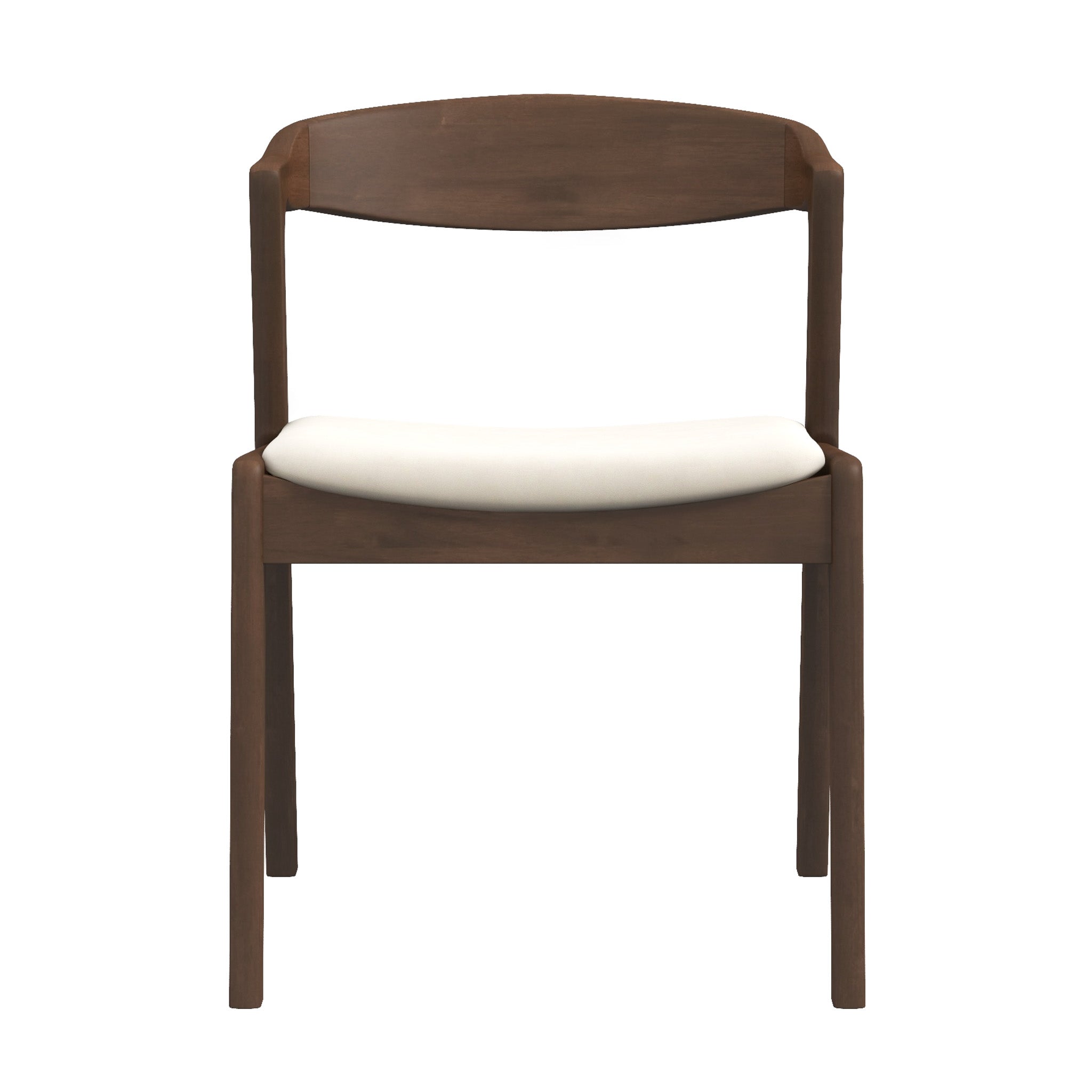 Reggie Cream Velvet Dining Chair Set of 2 - MidinMod