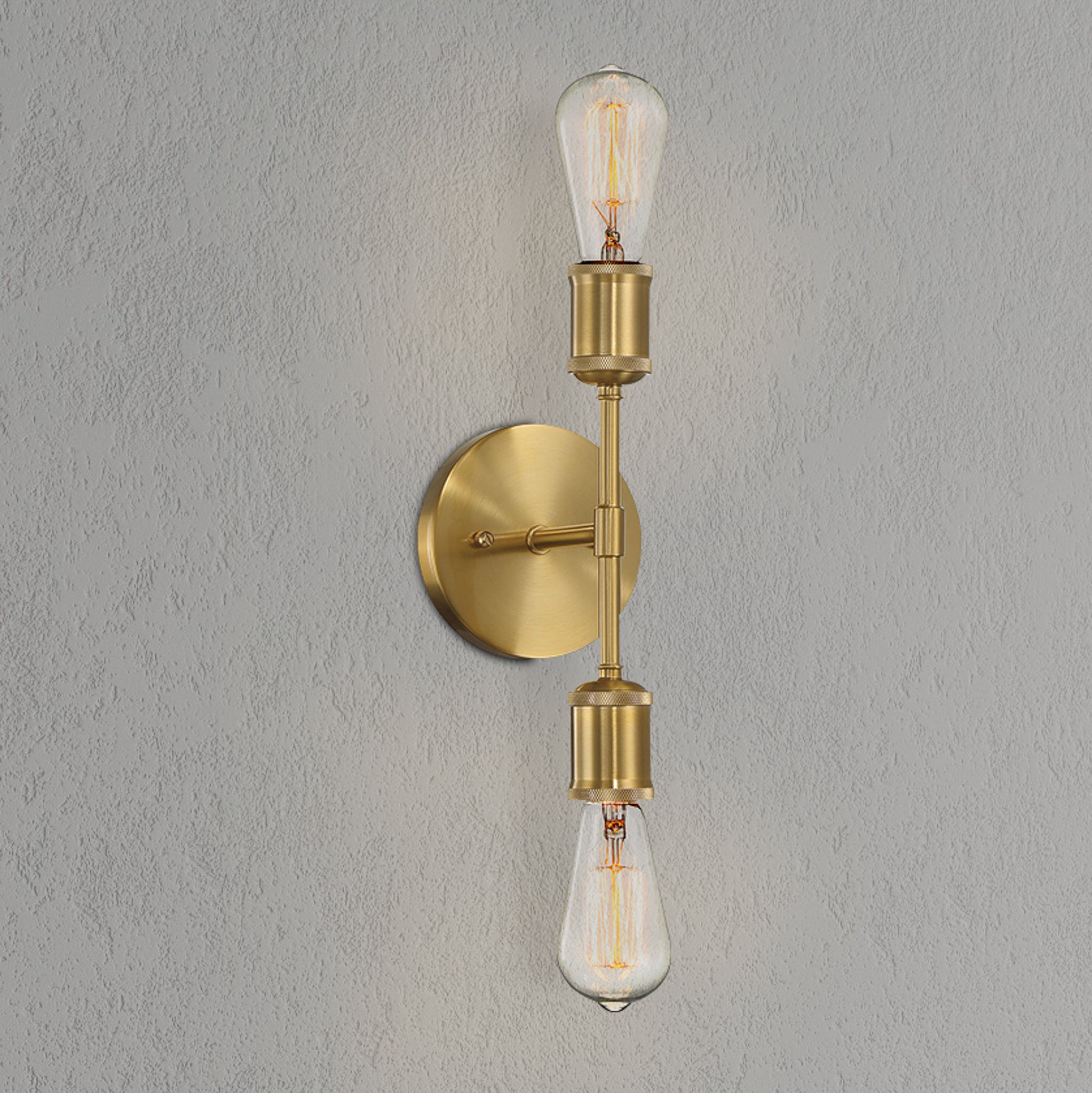 Reverie Double Lights Bathroom Wall Sconce over Mirror Bedroom Hallway Entryway 5"W × 10.75"H × 5"E