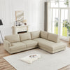 Glendale Sectional Right (Cream Leather)