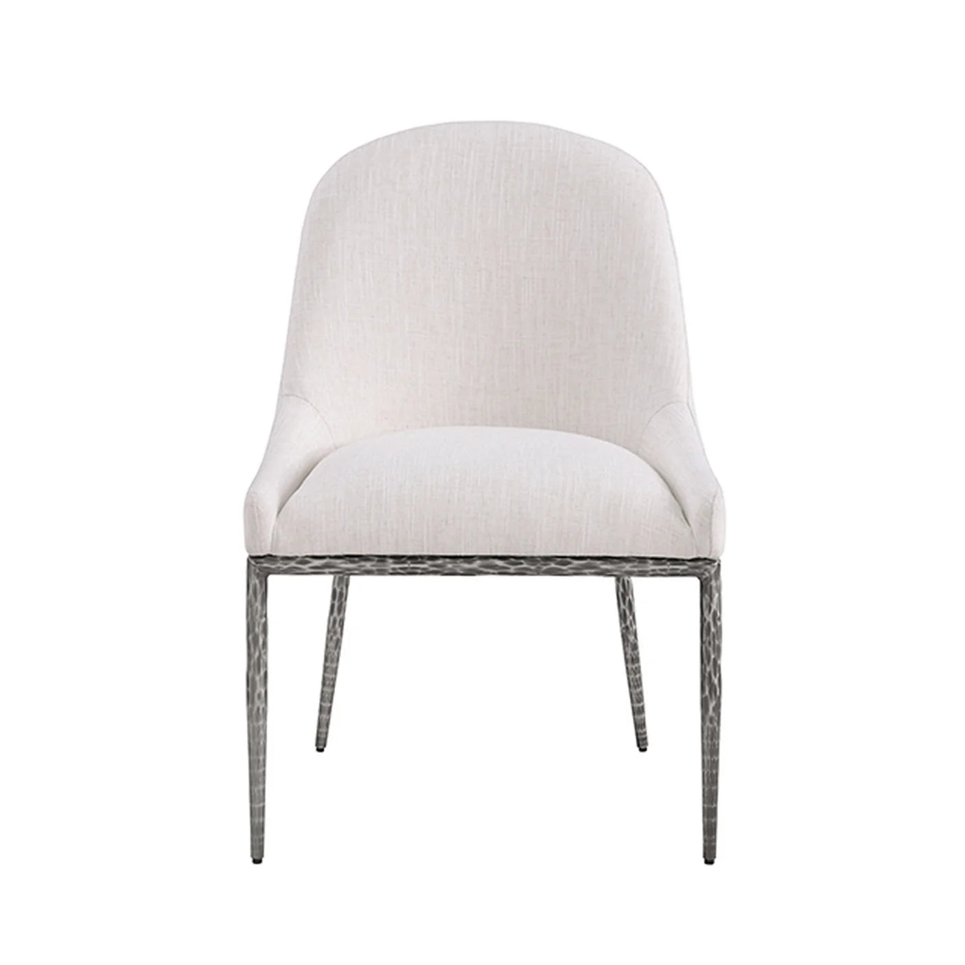 Rilva White and Gunmetal Counter Height Stool | Contemporary Metal Bar Stool | MidinMod