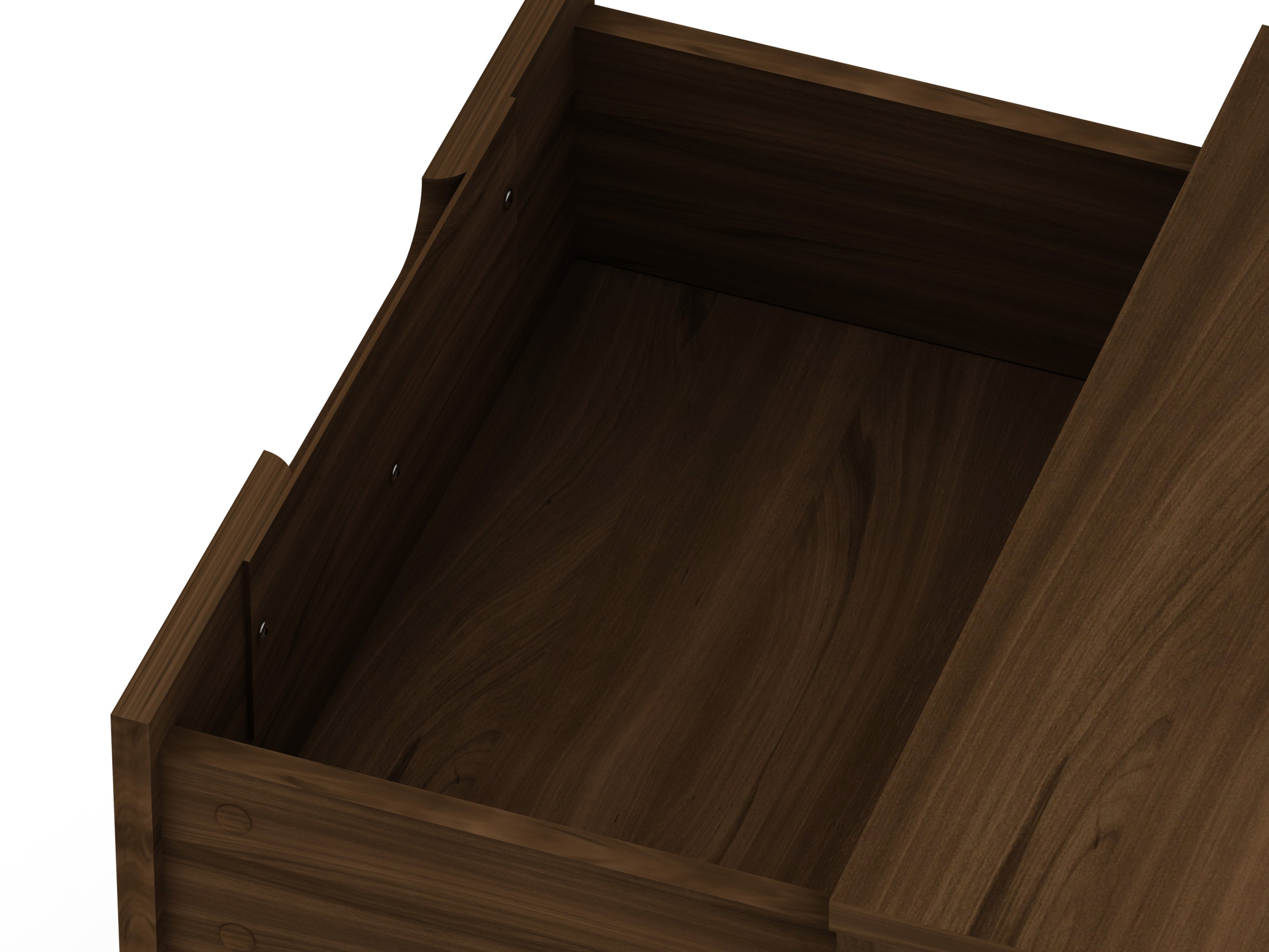 Rockefeller 2.0 Chestnut Brown Nightstand | Modern Bedside Storage | MidinMod