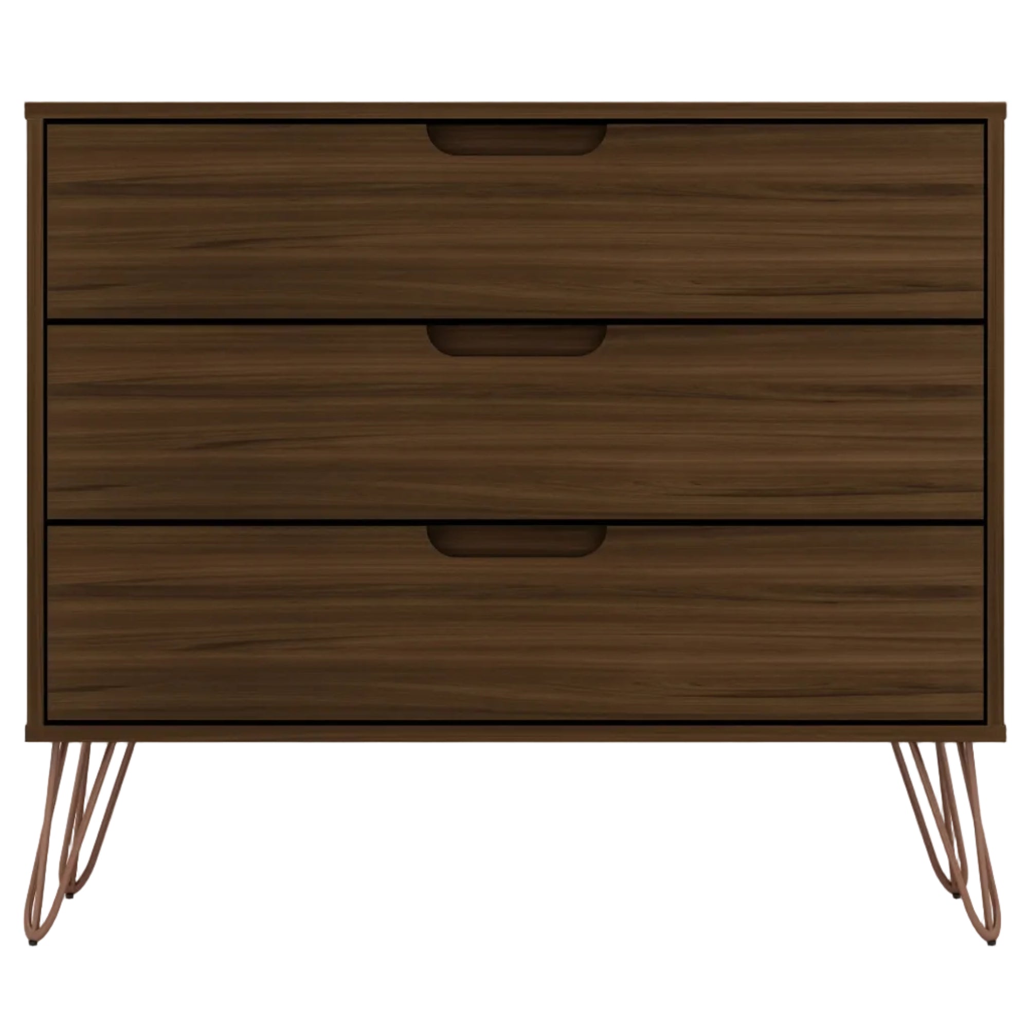 Rockefeller Chestnut Brown Dresser | Modern Wood Bedroom Chest & Storage Solution | MidinMod
