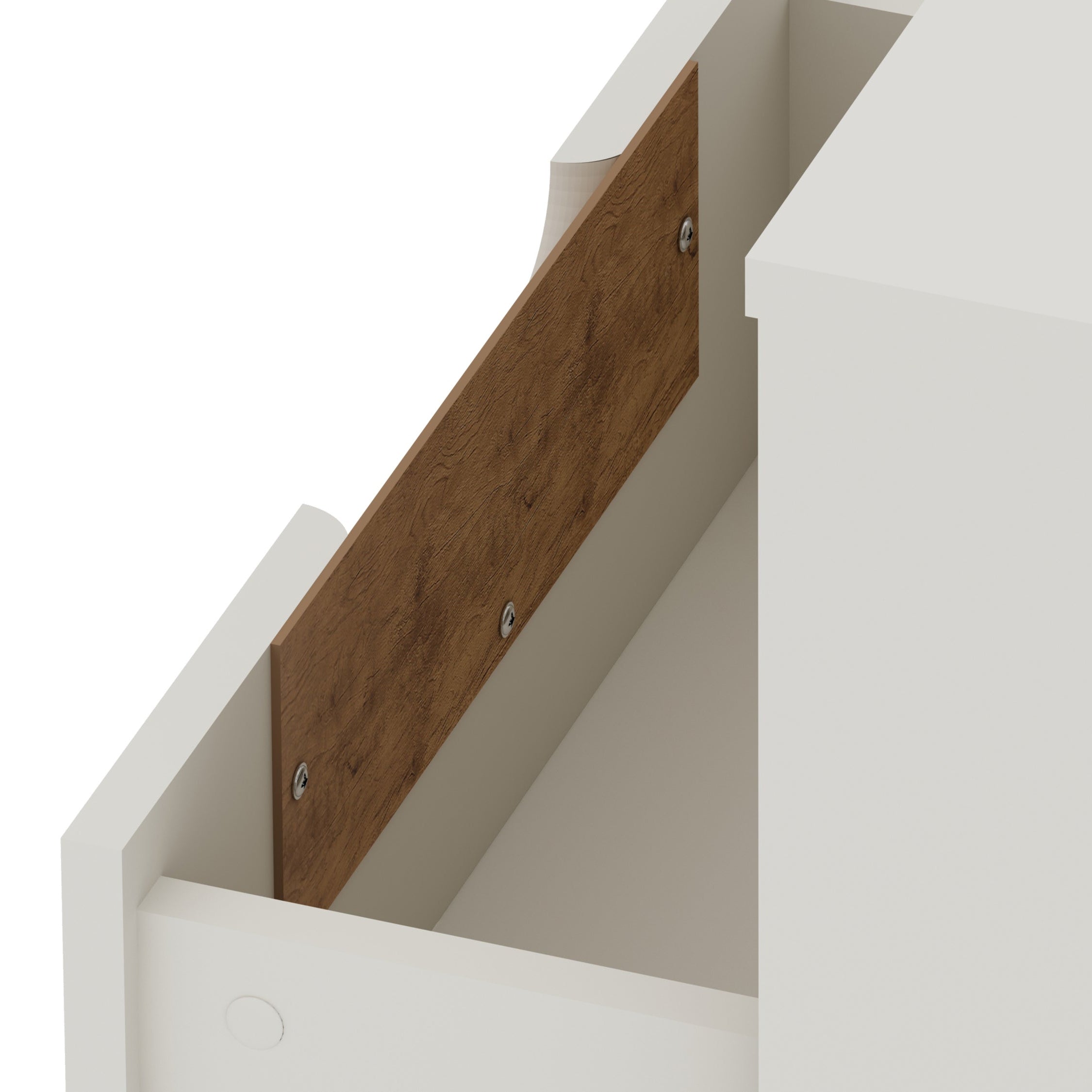 Rockefeller 1.0 Off-White Nightstand | Modern Bedside Storage Table | MidinMod