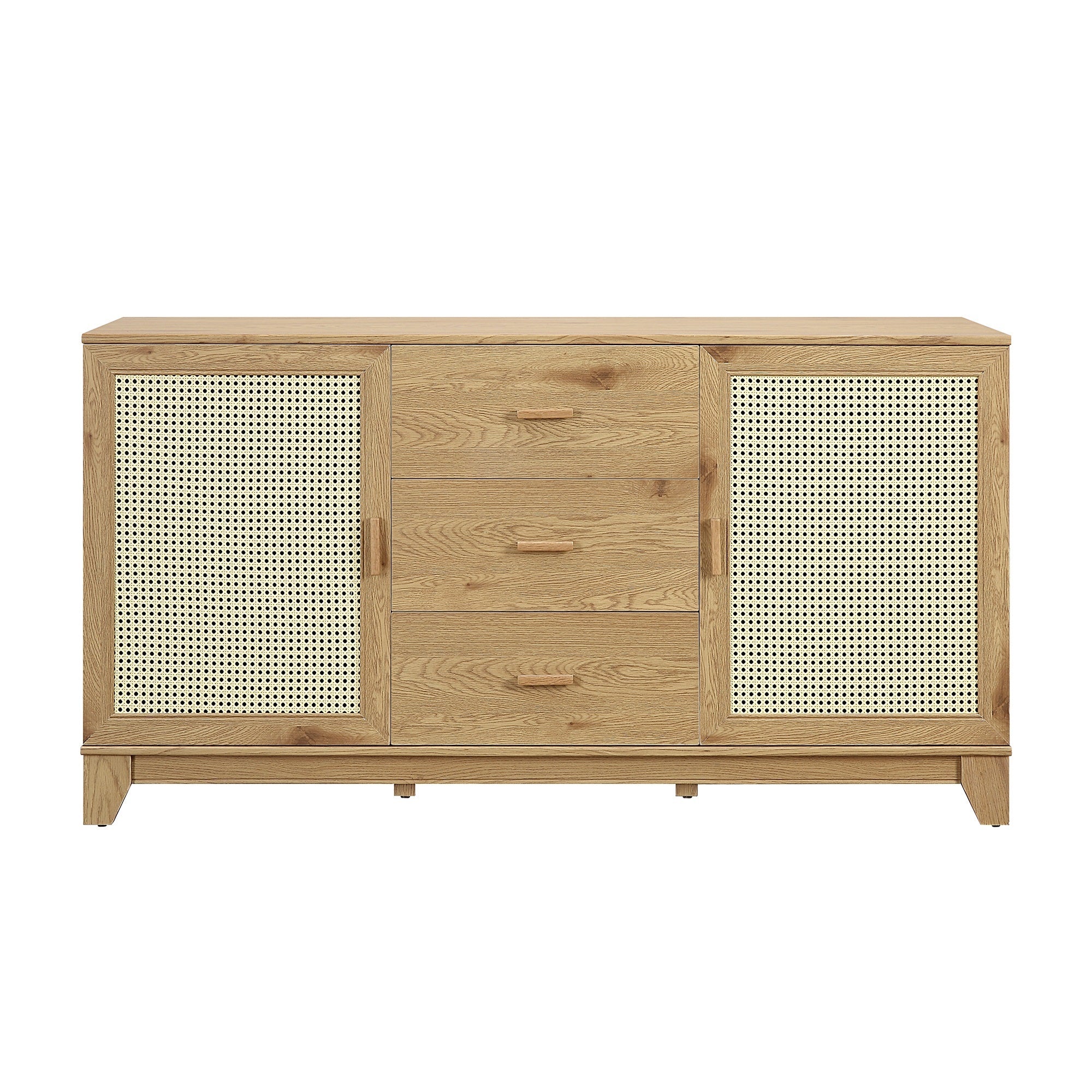 Sheridan Modern Nature Solid Wood Sideboard Cabinet | Dining & Living Storage | MidinMod