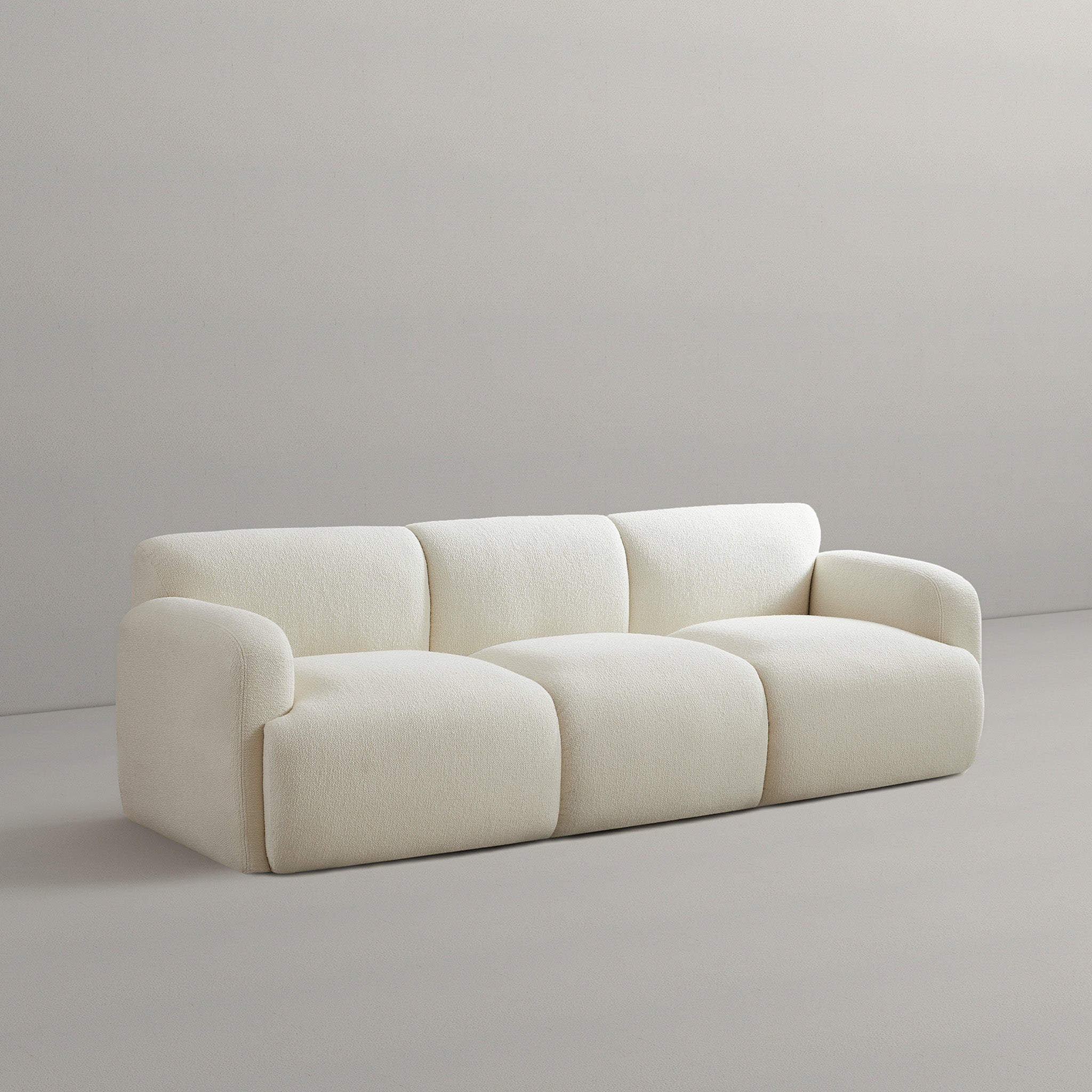 Sonomo Cream Boucle Sofa - MidinMod