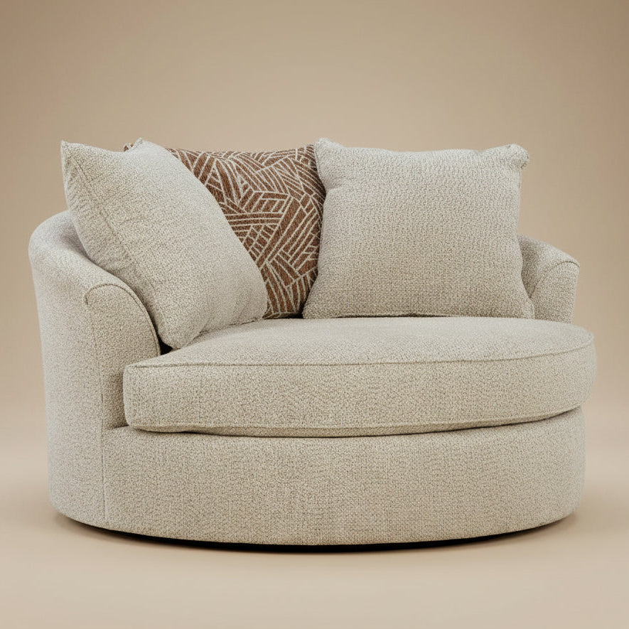 Steelwater Retreat Oversized Swivel Accent Chair