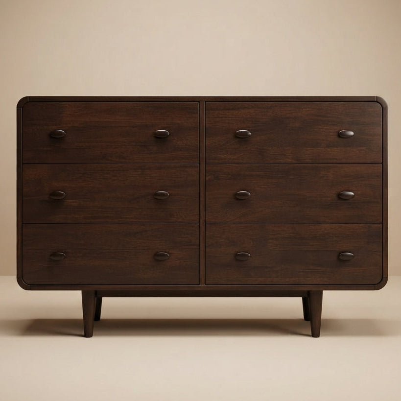 Stein Mid-Century Modern Solid Wood Dresser in Walnut | MidinMod