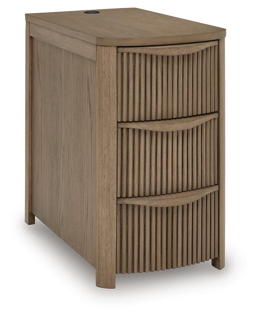 Camdill Chairside End Table - Light Brown