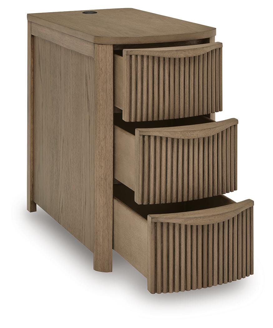 Camdill Chairside End Table - Light Brown