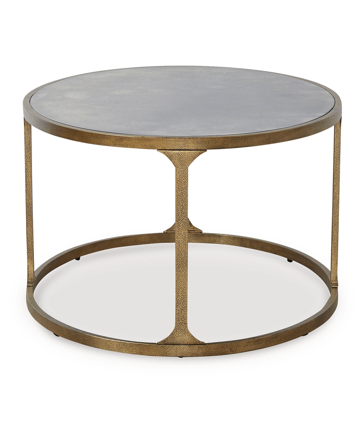 Korajane Oval Cocktail Table - Gold