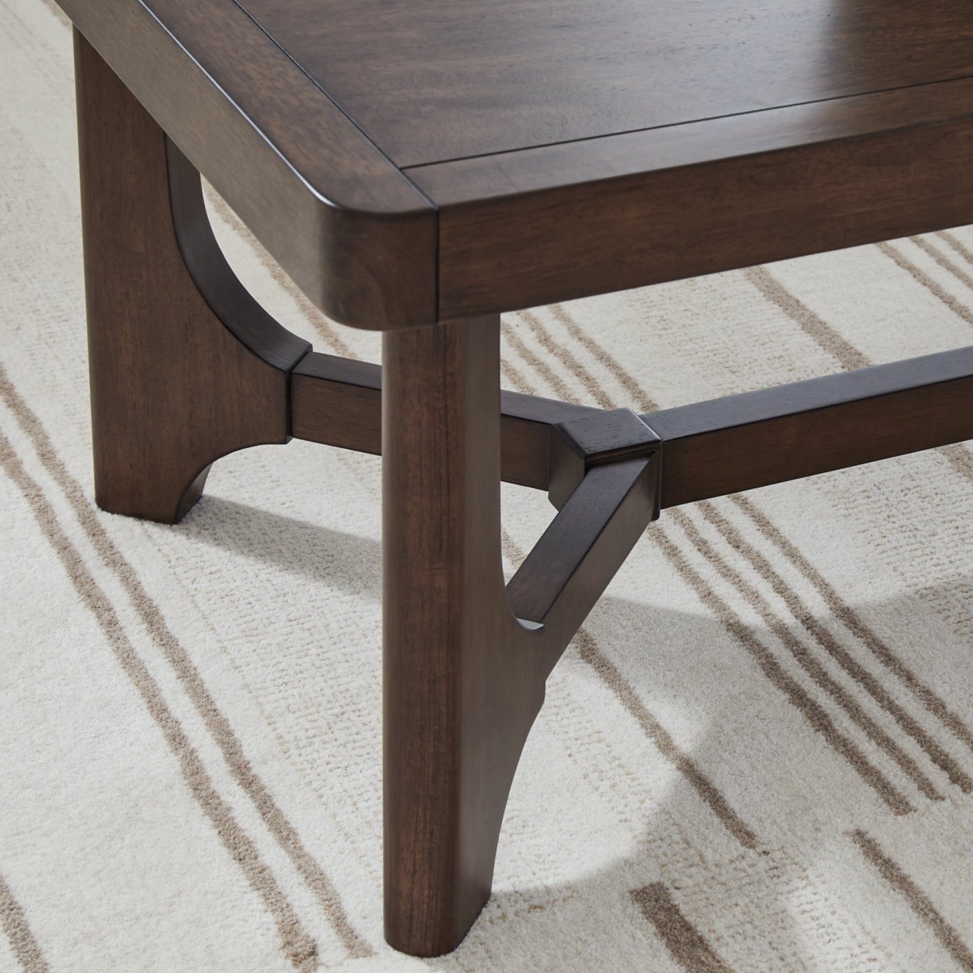 Korestone Rectangular Cocktail Table - Brown