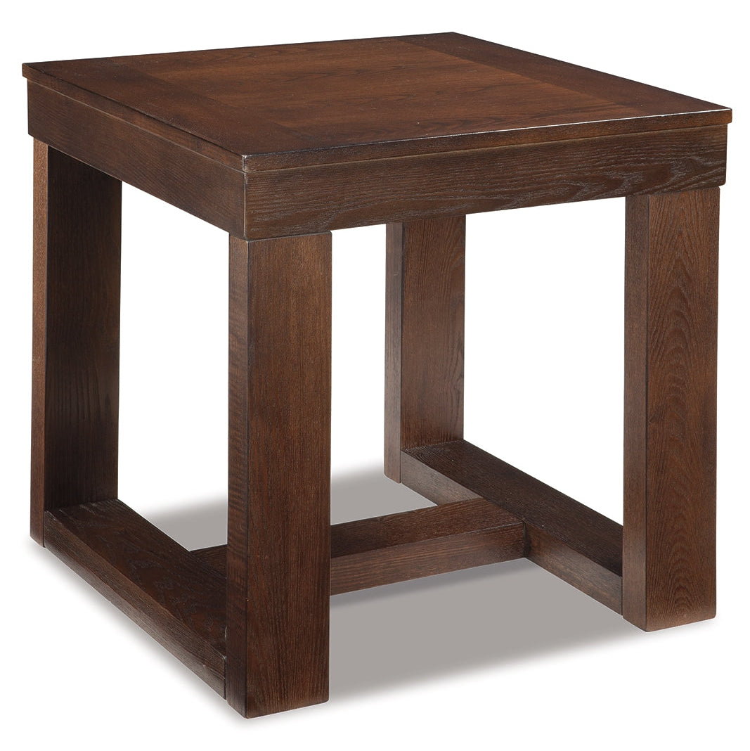 Watson Square End Table - Dark Brown