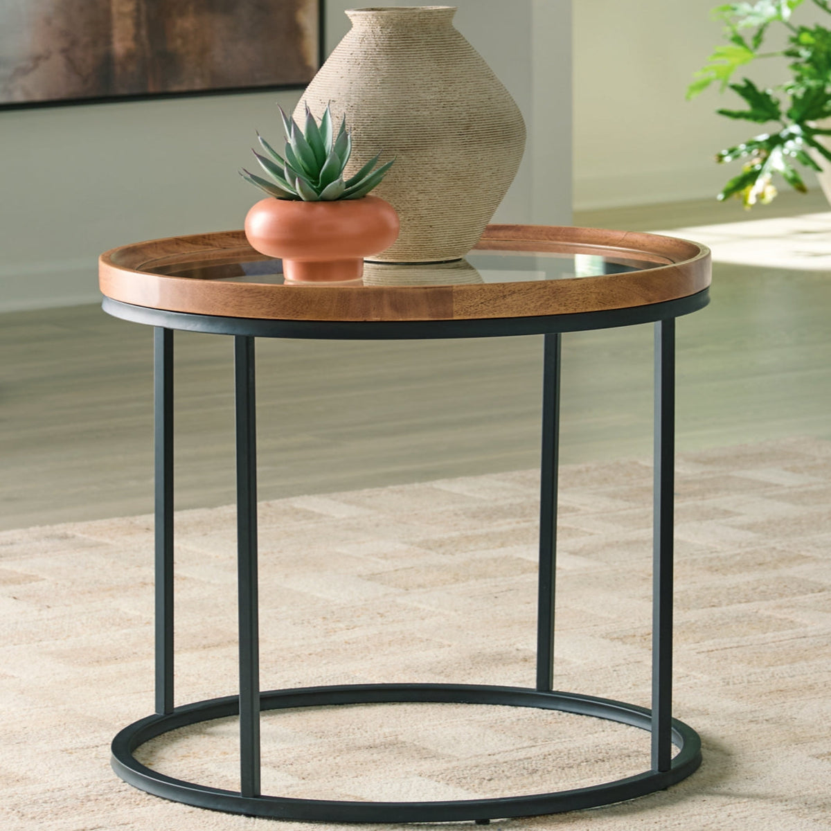 Noraluna Round End Table